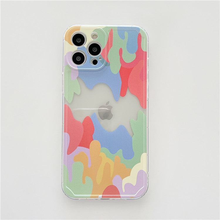 Compatible with Apple, Color Abstract Geometric Phone Case For IPhone Compatible with Apple, Color Abstract Geometric Phone Case For IPhone